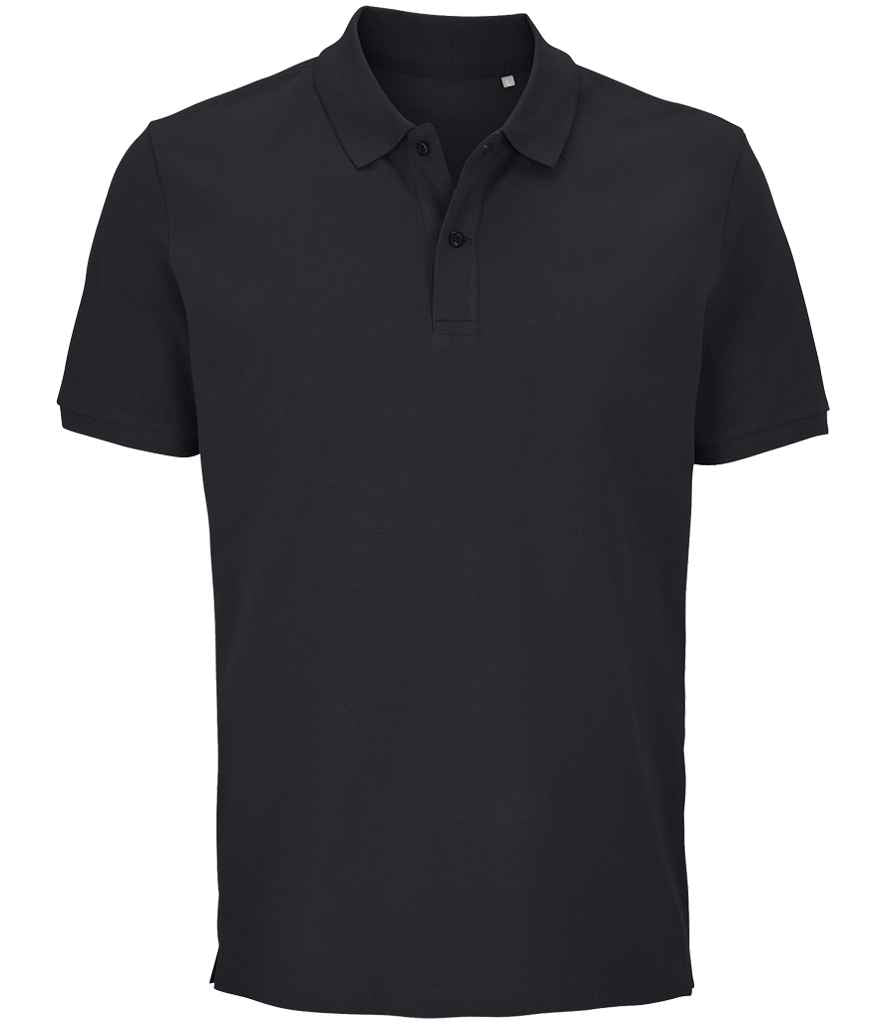 SOL'S Unisex Pegase Piqué Polo Shirt in Carbon Grey, front view