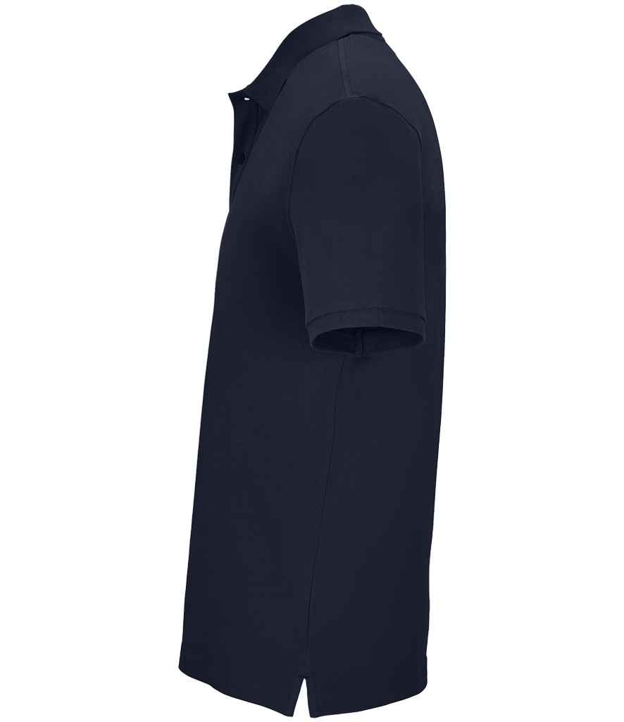 SOL'S Unisex Pegase Piqué Polo Shirt in French Navy, side view