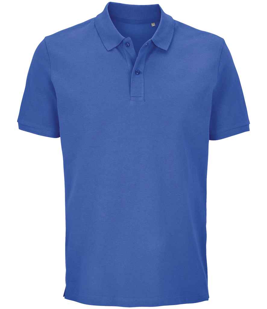 SOL'S Unisex Pegase Piqué Polo Shirt in Royal Blue, front view