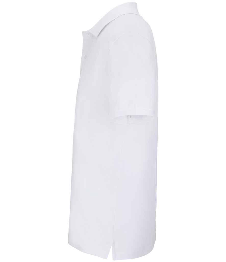 SOL'S Unisex Pegase Piqué Polo Shirt in White, side view