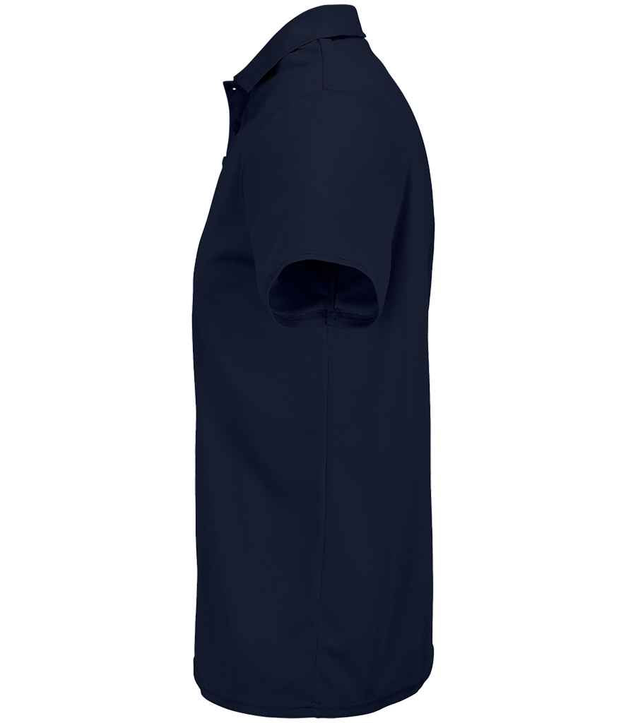 SOL'S Unisex Pitcher Recycled Polyester Piqué Polo Shirt in French Navy, side view