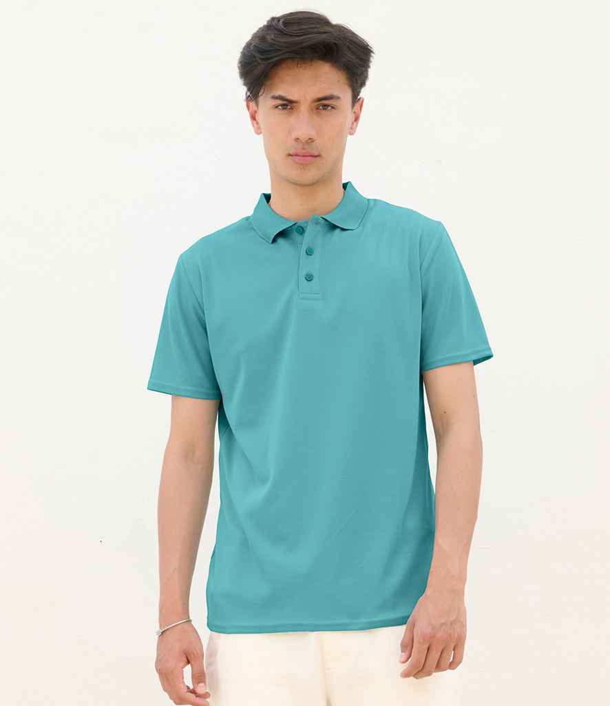 SOL'S Unisex Pitcher Recycled Polyester Piqué Polo Shirt in Pool Blue