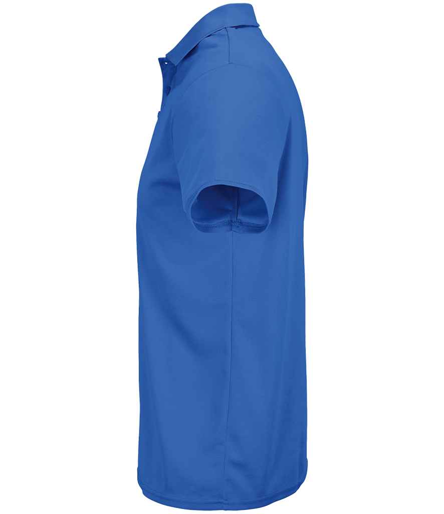 SOL'S Unisex Pitcher Recycled Polyester Piqué Polo Shirt in Royal Blue, side view