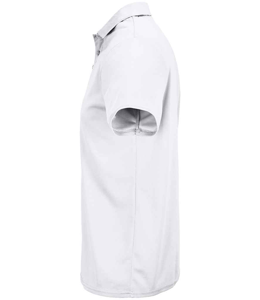 SOL'S Unisex Pitcher Recycled Polyester Piqué Polo Shirt in White, side view
