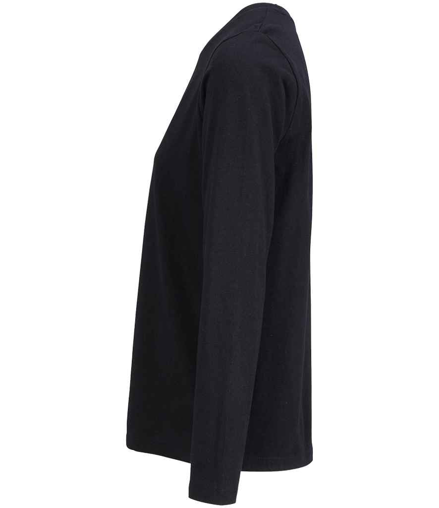 SOL'S Ladies Monarch Long Sleeve T-Shirt in Deep Black, side view