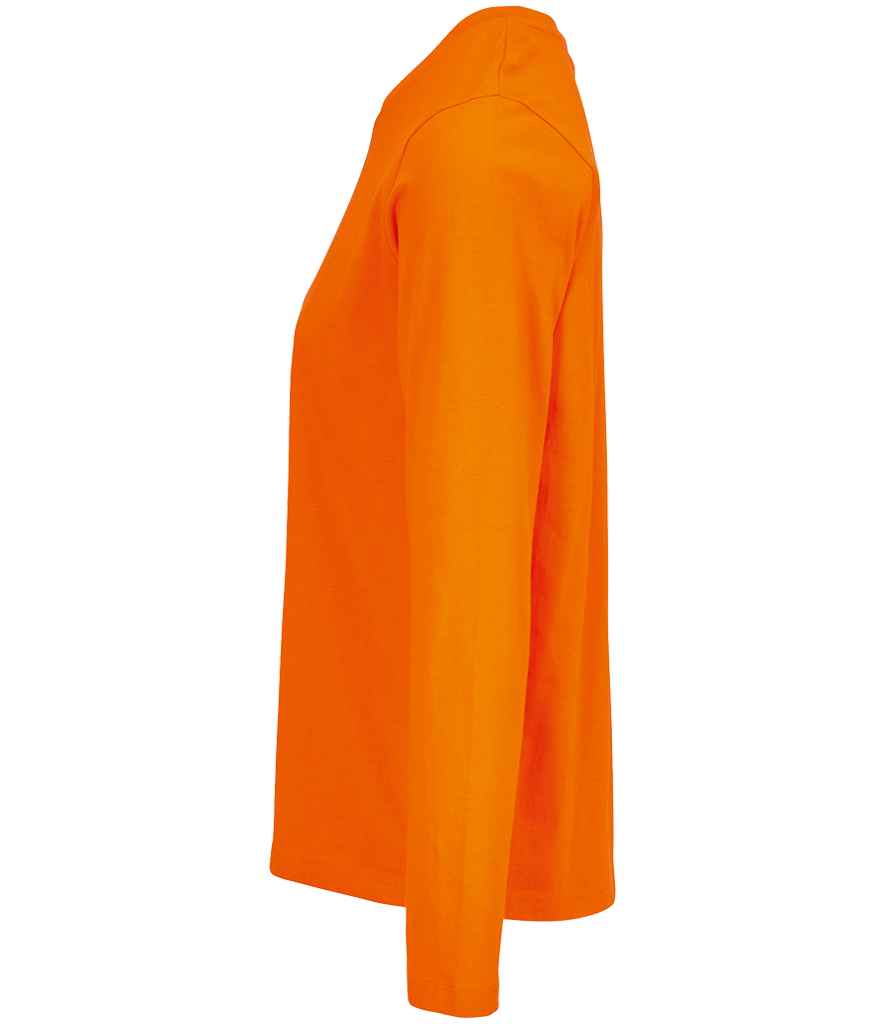 SOL'S Ladies Monarch Long Sleeve T-Shirt in Orange, side view