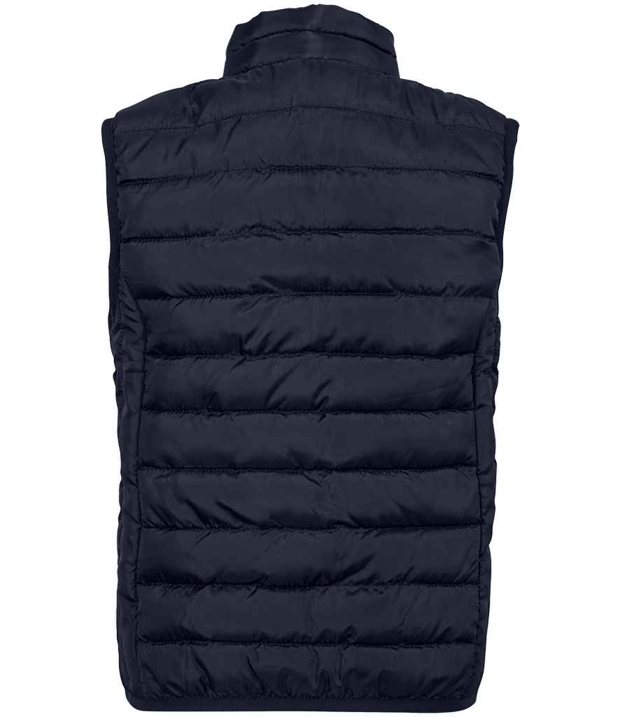 SOL'S Kids Stream Bodywarmer in French Navy, back view