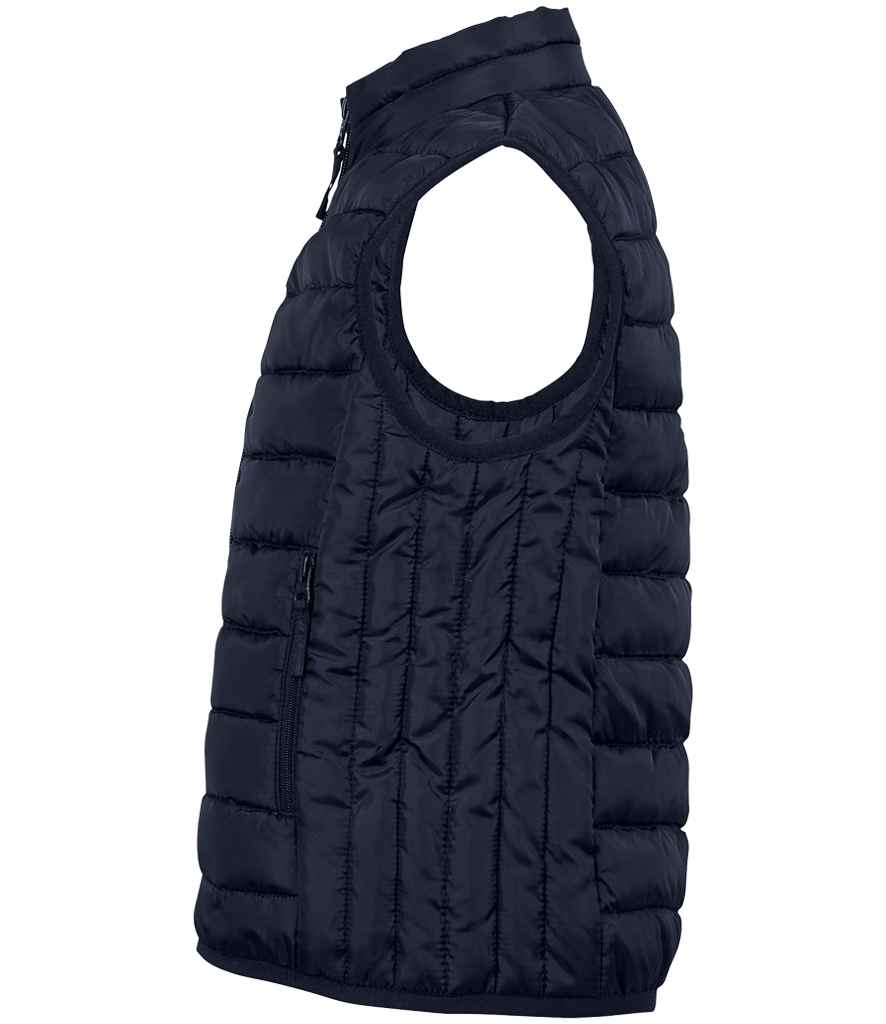 SOL'S Kids Stream Bodywarmer in French Navy, side view