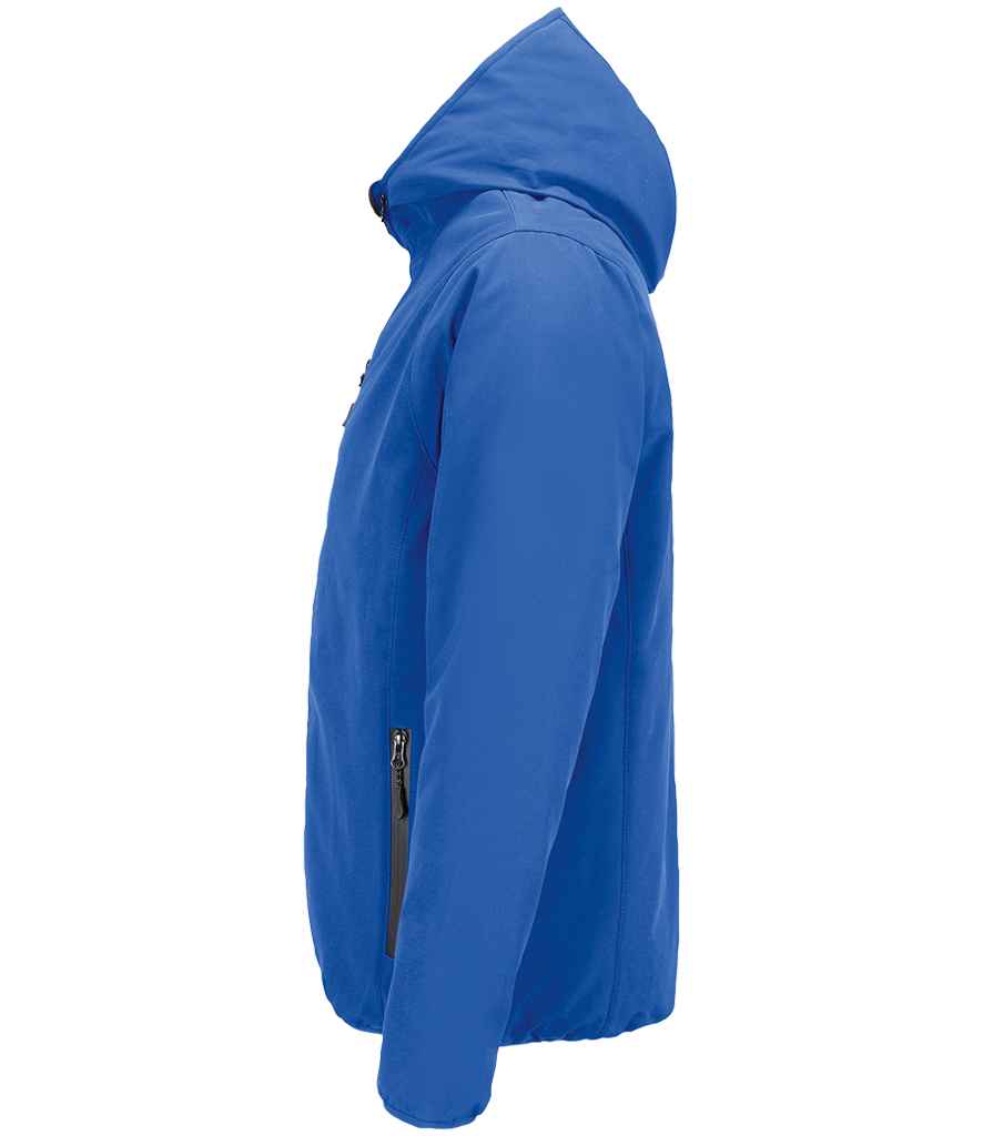 SOL'S Falcon Padded Soft Shell Jacket in Royal Blue, side view