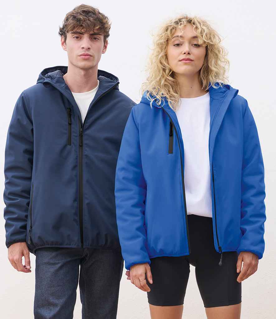 SOL'S Ladies Falcon Padded Soft Shell Jacket in Abyss Blue