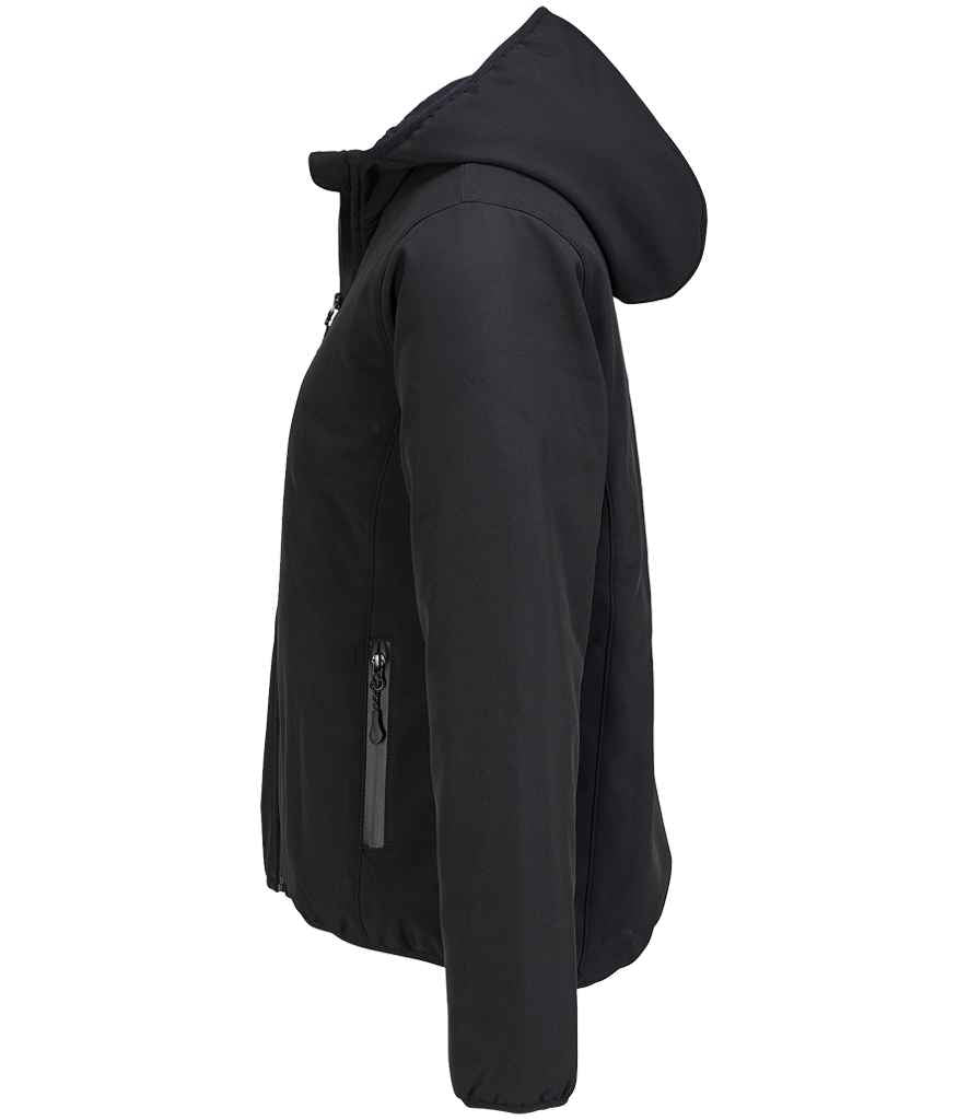 SOL'S Ladies Falcon Padded Soft Shell Jacket in Black, side view