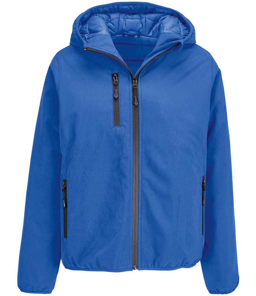 SOL'S Ladies Falcon Padded Soft Shell Jacket in Royal Blue, front view