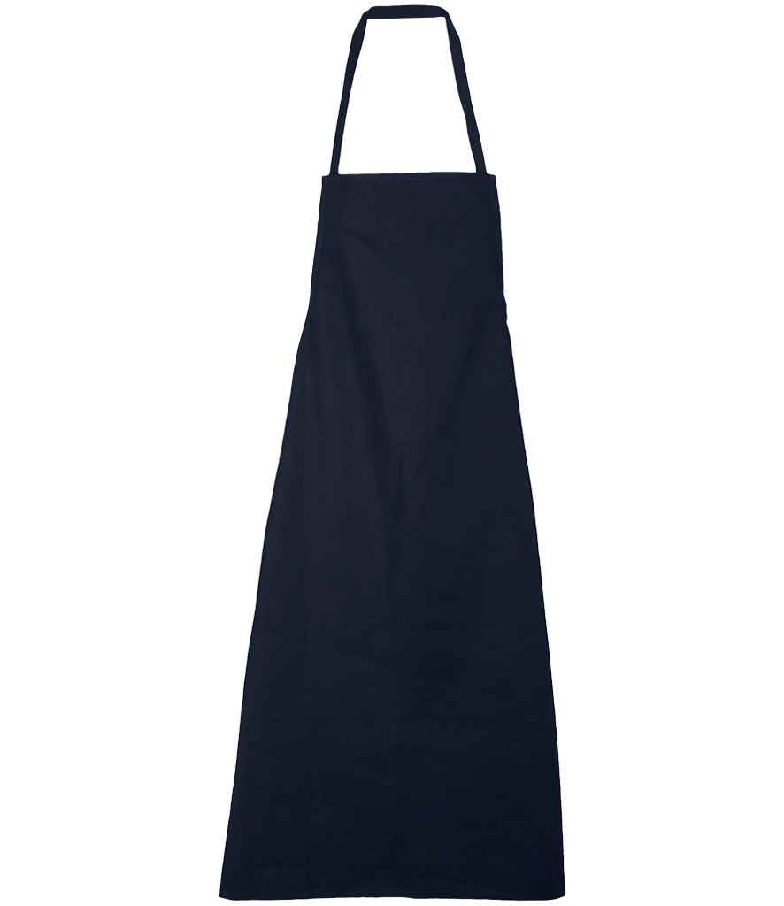 NEOBLU Erold Cotton Bib Apron in Night Blue, front view