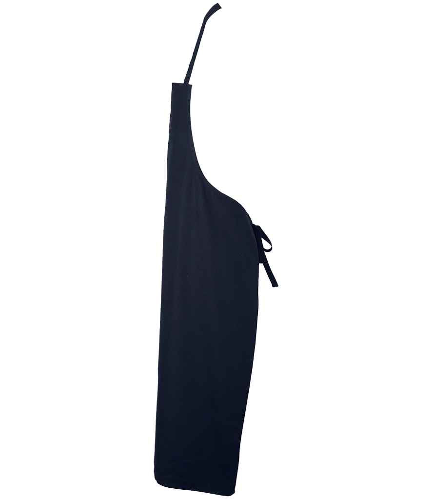 NEOBLU Erold Cotton Bib Apron in Night Blue, side view