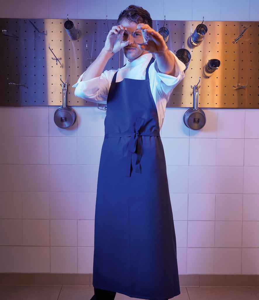 NEOBLU Erold Cotton Bib Apron in Night Blue