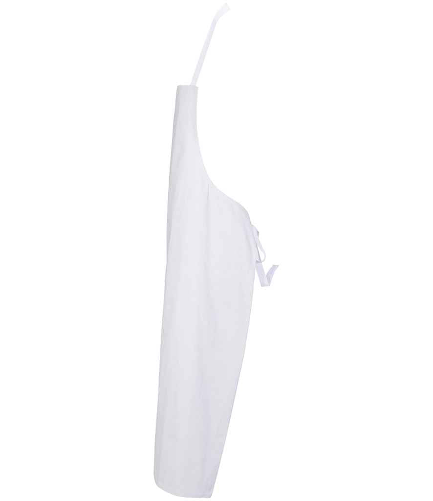 NEOBLU Erold Cotton Bib Apron in Optic White, side view
