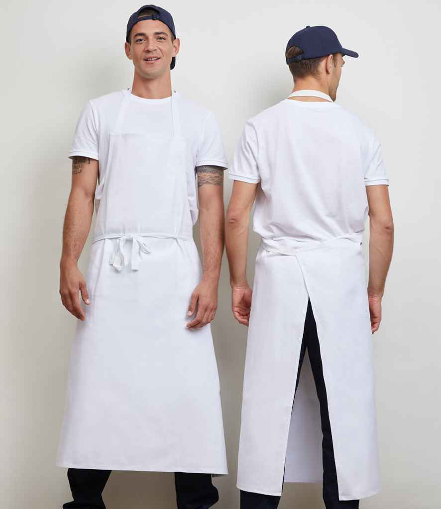 NEOBLU Erold Cotton Bib Apron in Optic White