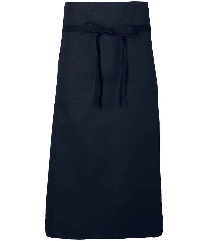 NEOBLU Emile Cotton Waist Apron in Night Blue, front view