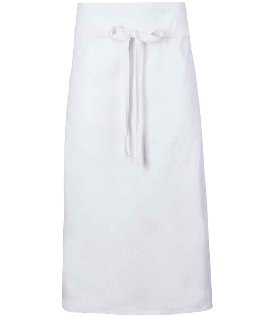 NEOBLU Emile Cotton Waist Apron in Optic White, front view