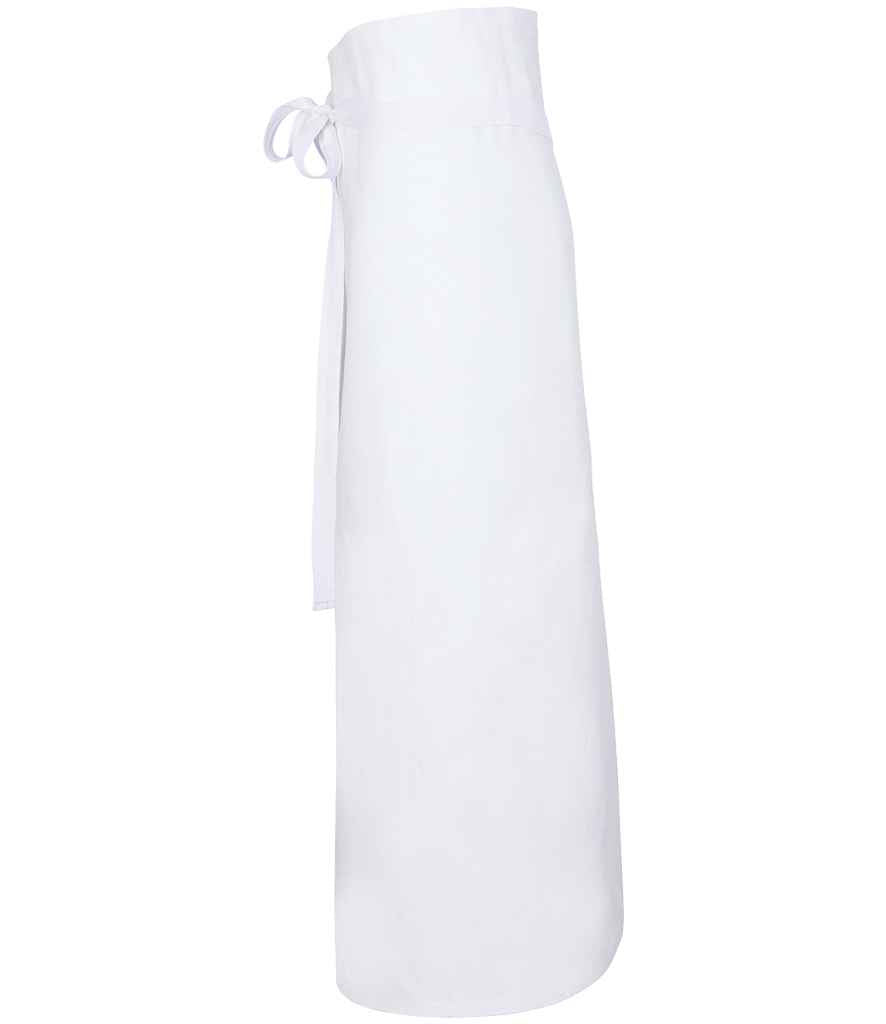 NEOBLU Emile Cotton Waist Apron in Optic White, side view