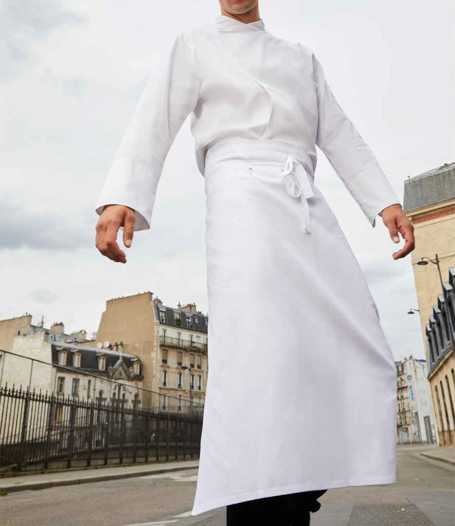 NEOBLU Emile Cotton Waist Apron in Optic White