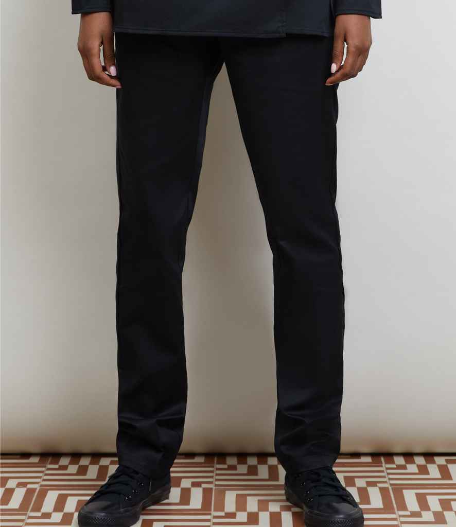 NEOBLU Unisex Chef's Trousers in Deep Black