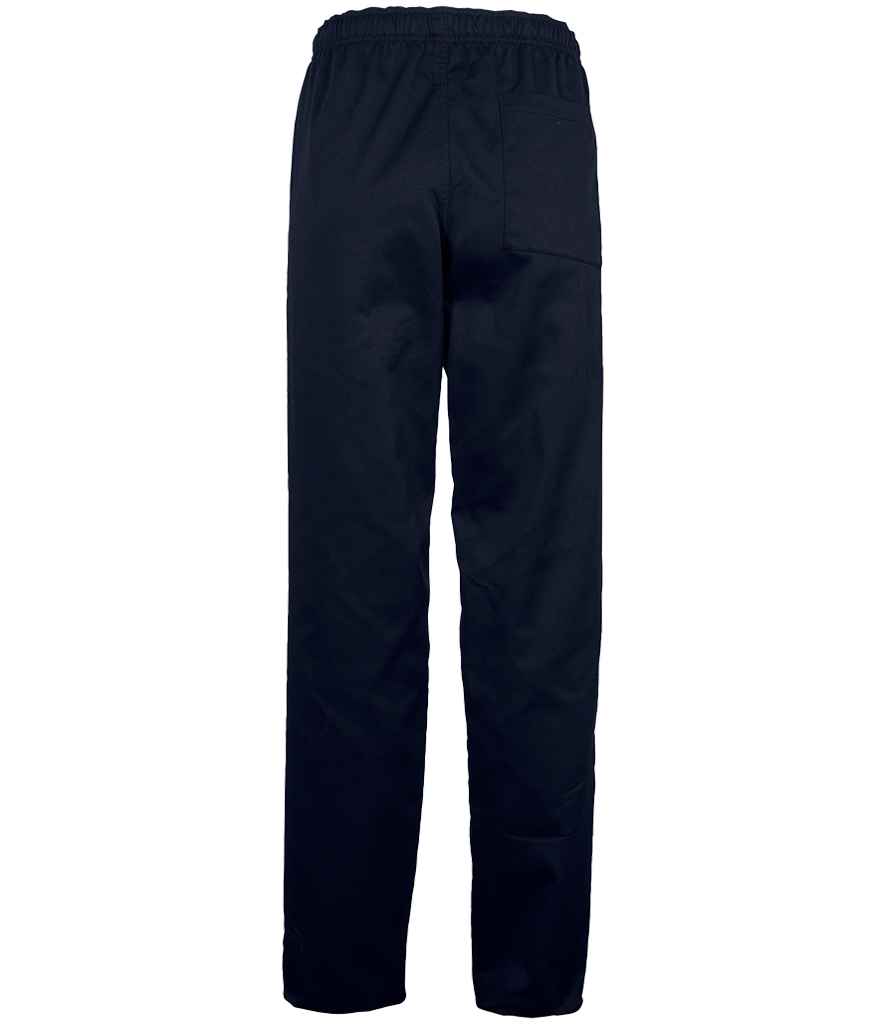 NEOBLU Unisex Chef's Trousers in Night Blue, back view
