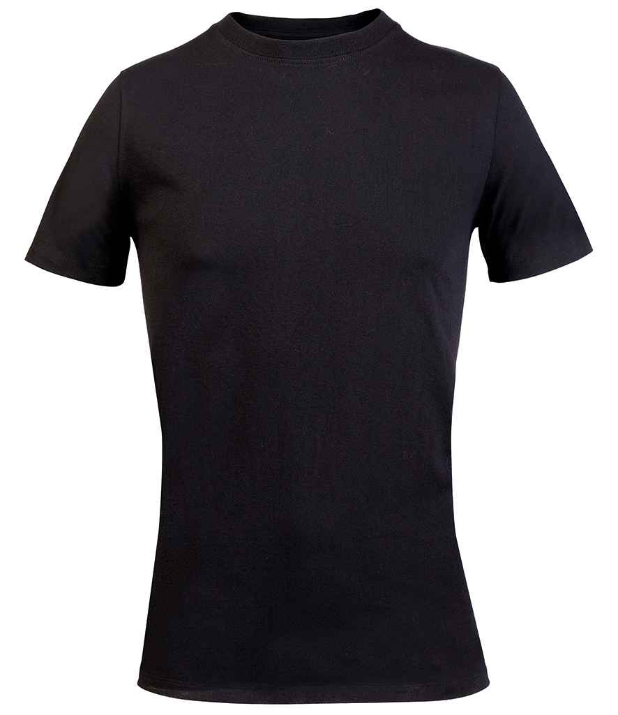 SOL'S Unisex Explorer Recycled T-Shirt in Black, front view