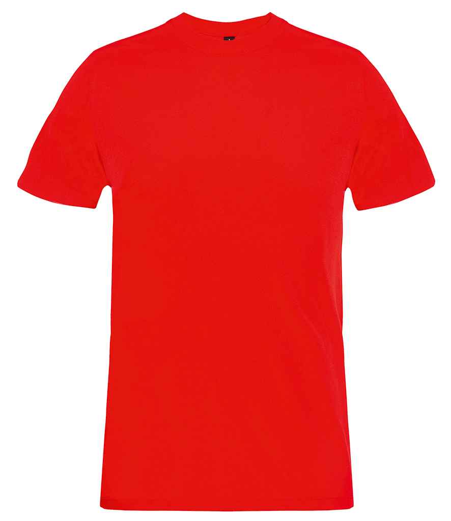 SOL'S Unisex Explorer Recycled T-Shirt in Red, front view