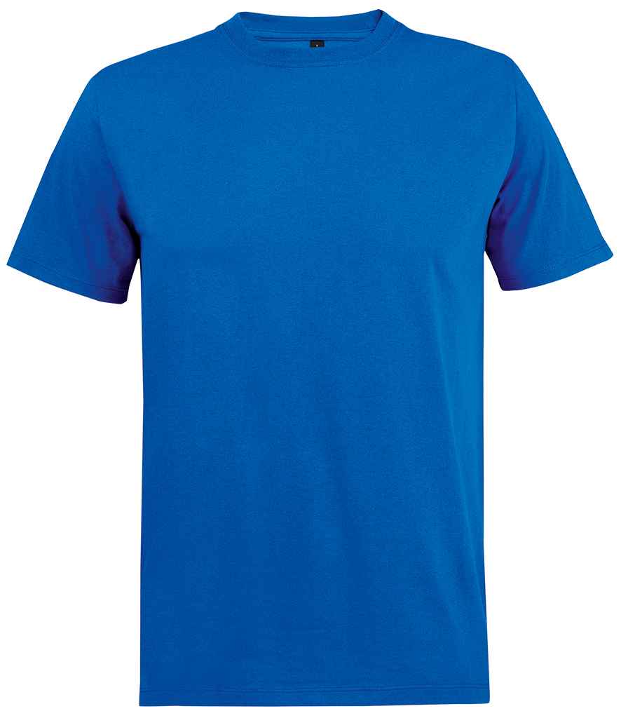 SOL'S Unisex Explorer Recycled T-Shirt in Royal Blue, front view