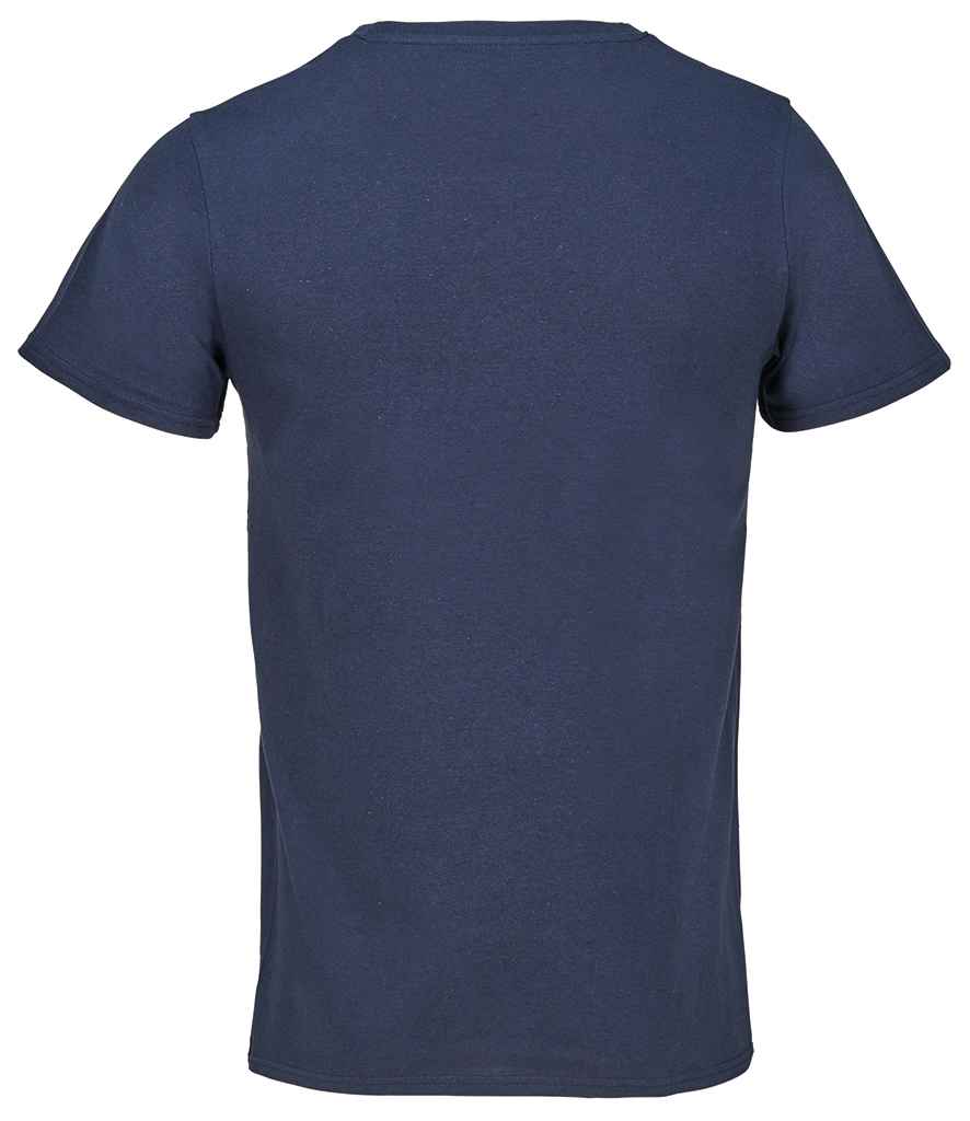 SOL'S Unisex Titan T-Shirt in French Navy, back view