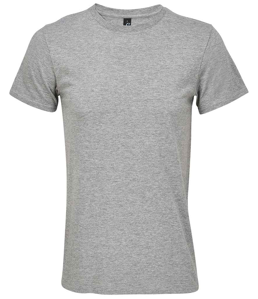 SOL'S Unisex Titan T-Shirt in Grey Marl, front view