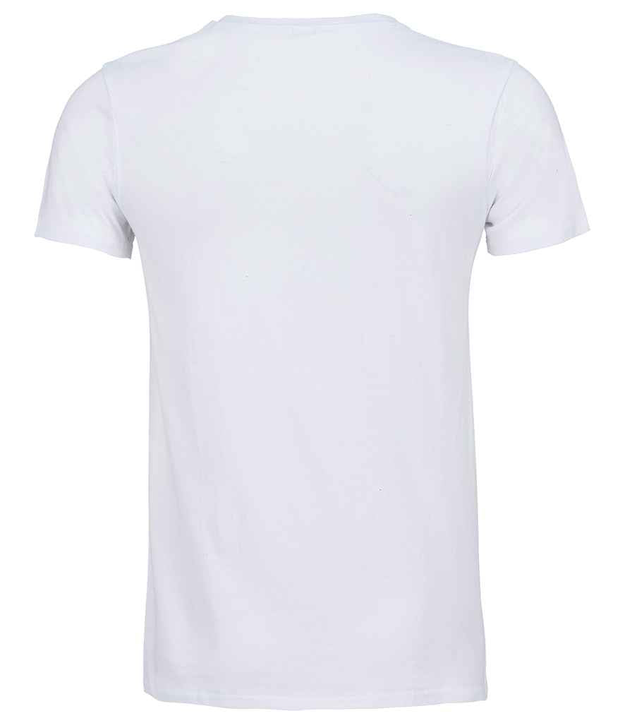 SOL'S Unisex Titan T-Shirt in White, back view