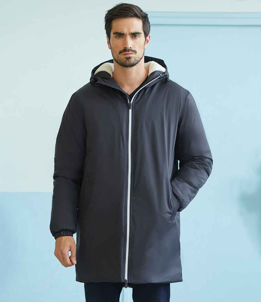 NEOBLU Unisex Astra Parka Jacket in Deep Black