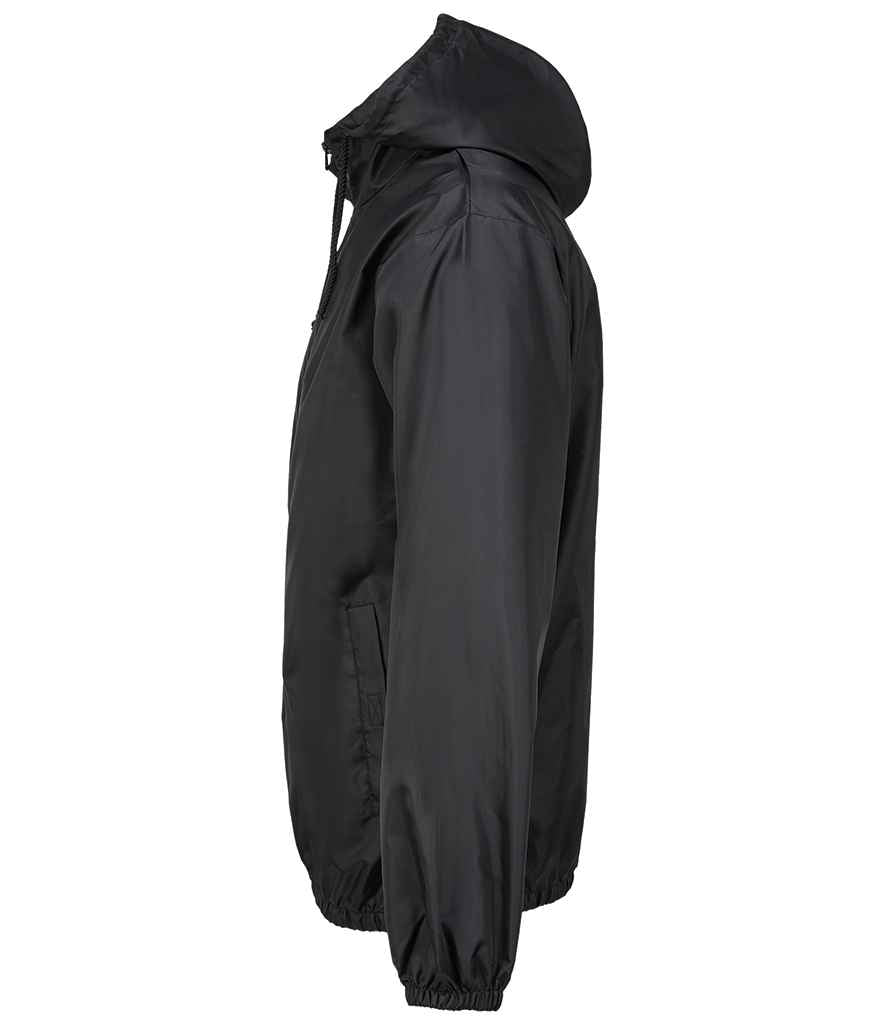 SOL'S Shield Unisex Windbreaker Jacket in Black, side view