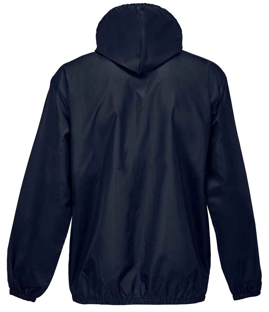 SOL'S Shield Unisex Windbreaker Jacket in French Navy, back view