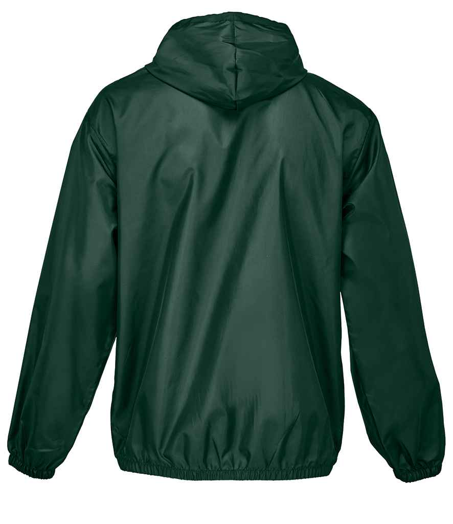 SOL'S Shield Unisex Windbreaker Jacket in Forest Green, back view