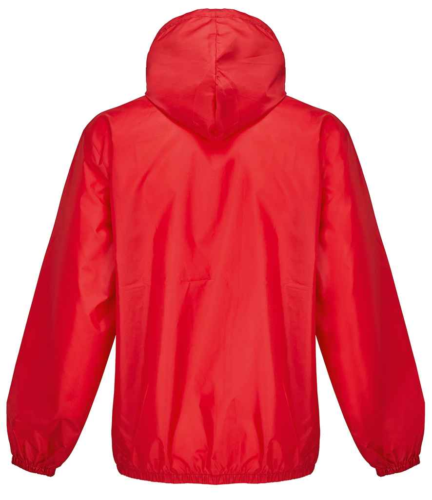 SOL'S Shield Unisex Windbreaker Jacket in Red, back view
