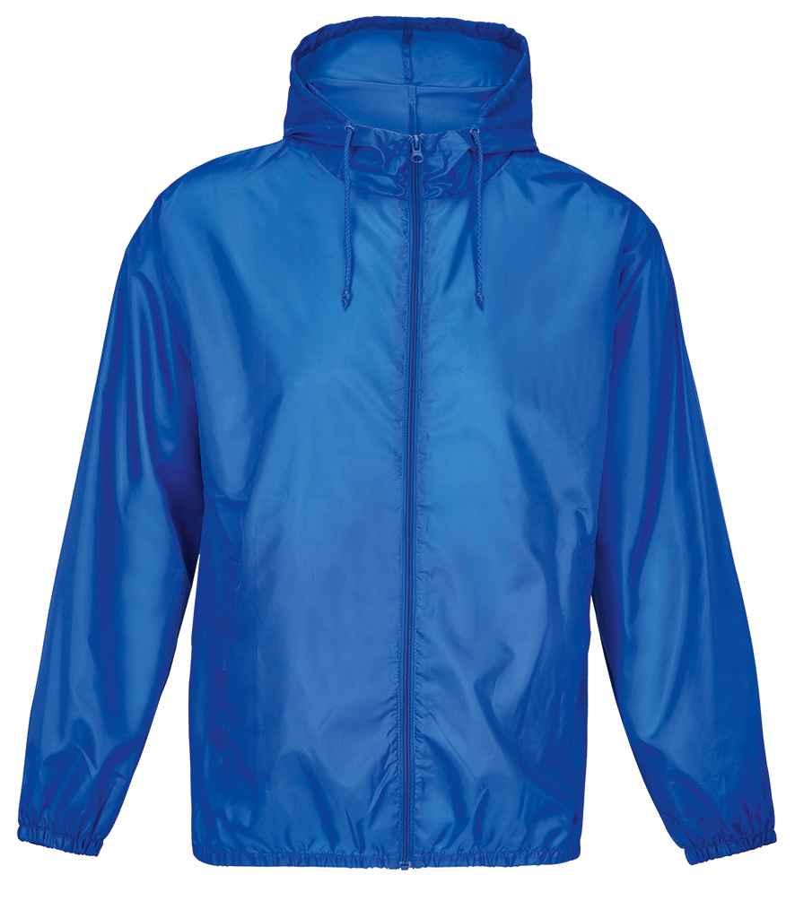 SOL'S Shield Unisex Windbreaker Jacket in Royal Blue, front view