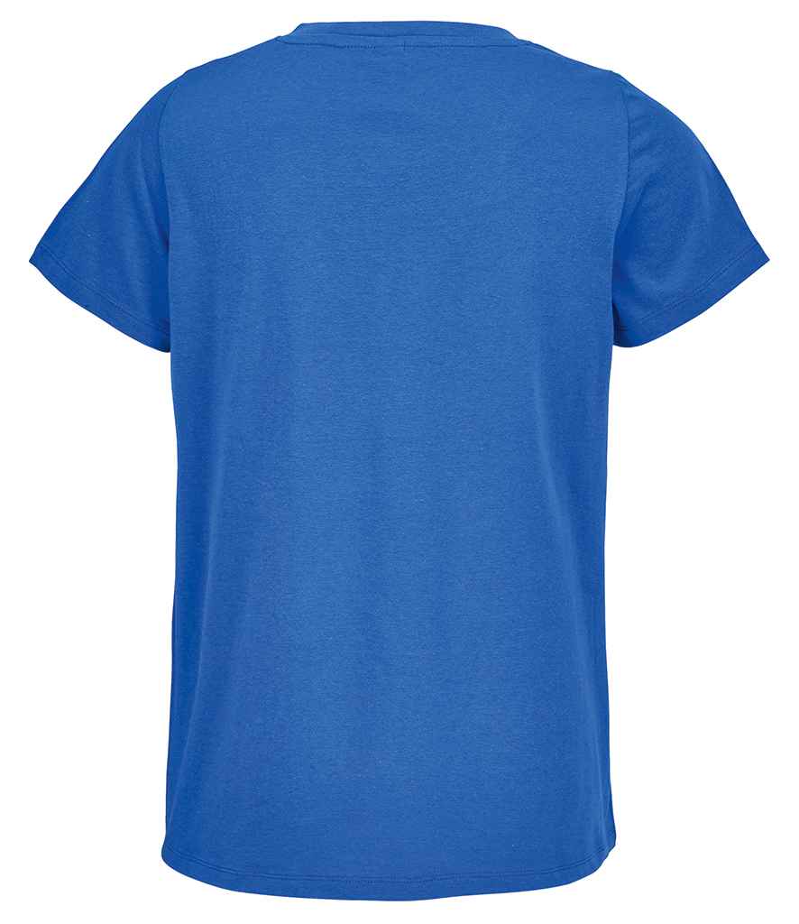 SOL'S Ladies Regent V Neck T-Shirt in Royal Blue, back view