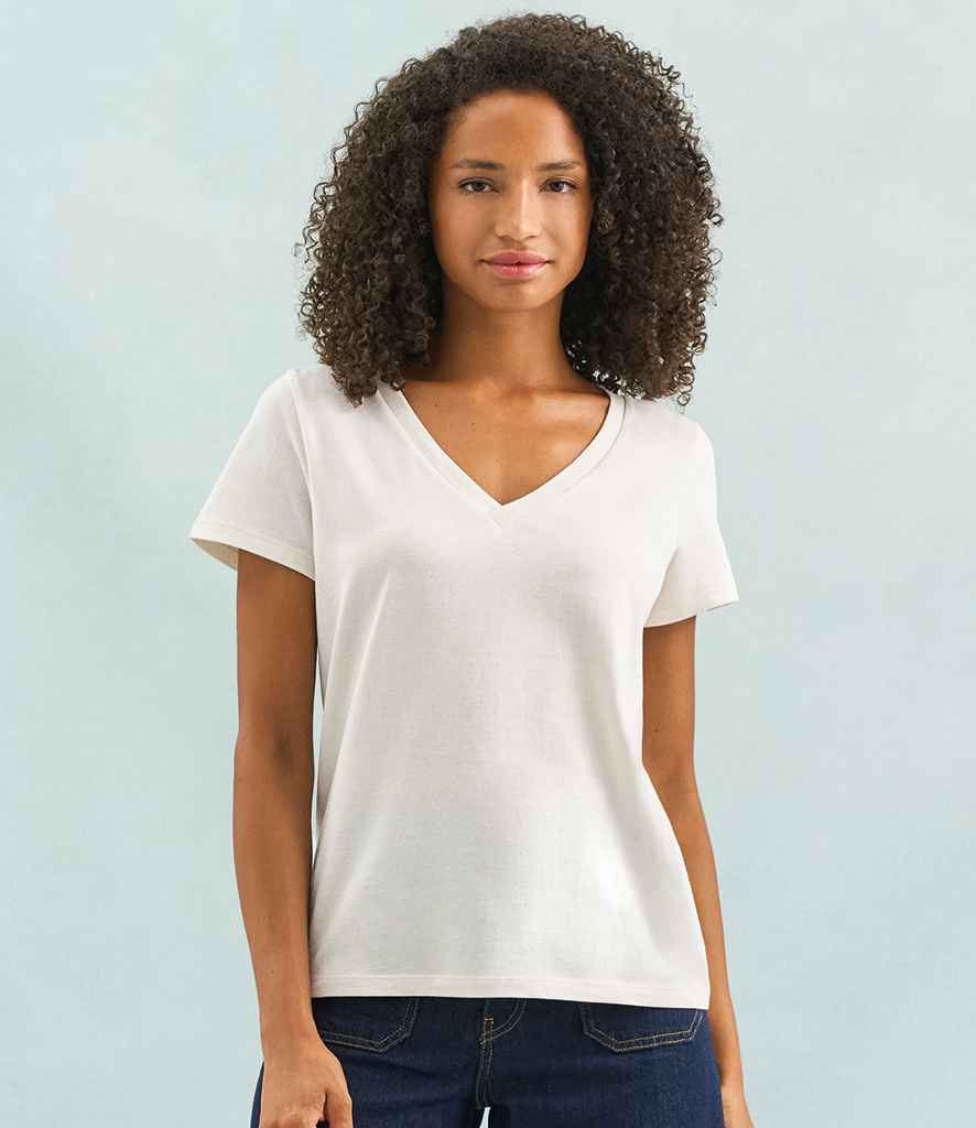 SOL'S Ladies Regent V Neck T-Shirt in White