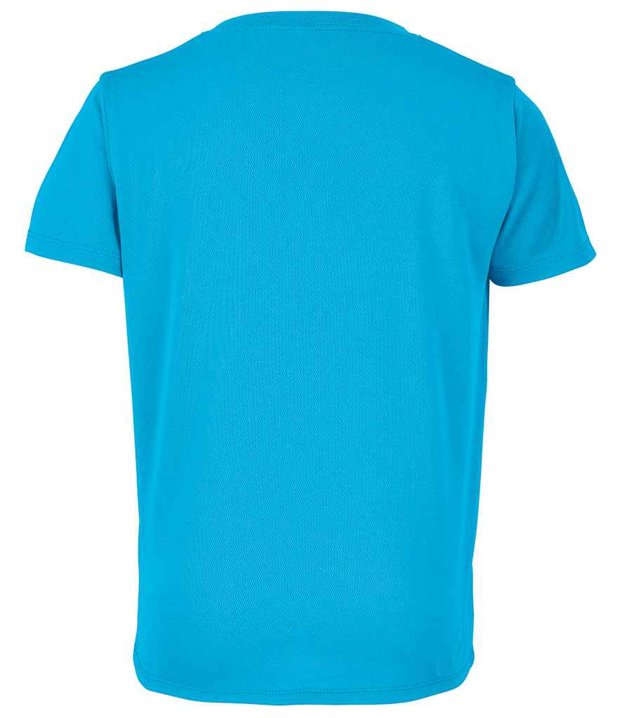 SOL'S Kids Sprint Sports T-Shirt in Aqua, back view