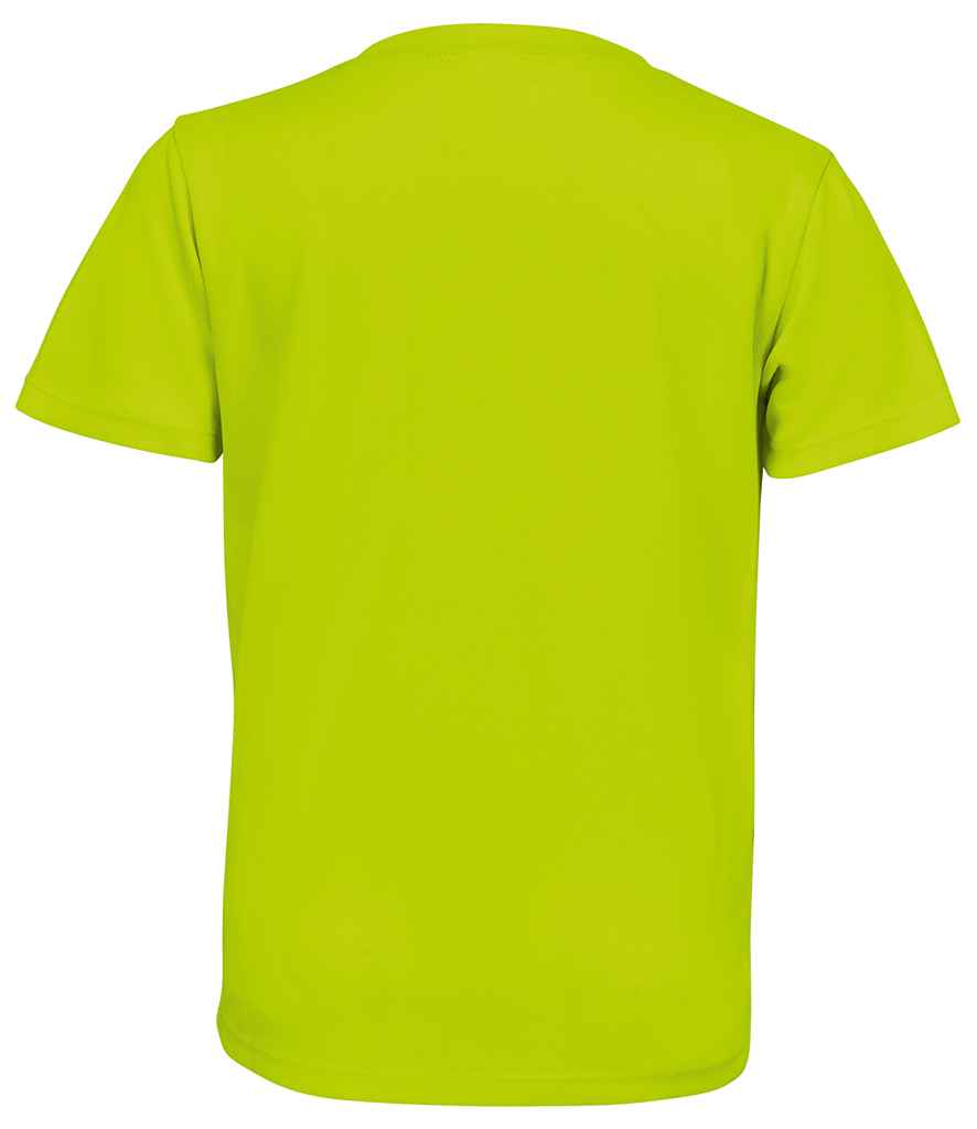 SOL'S Kids Sprint Sports T-Shirt in Neon Yellow, back view