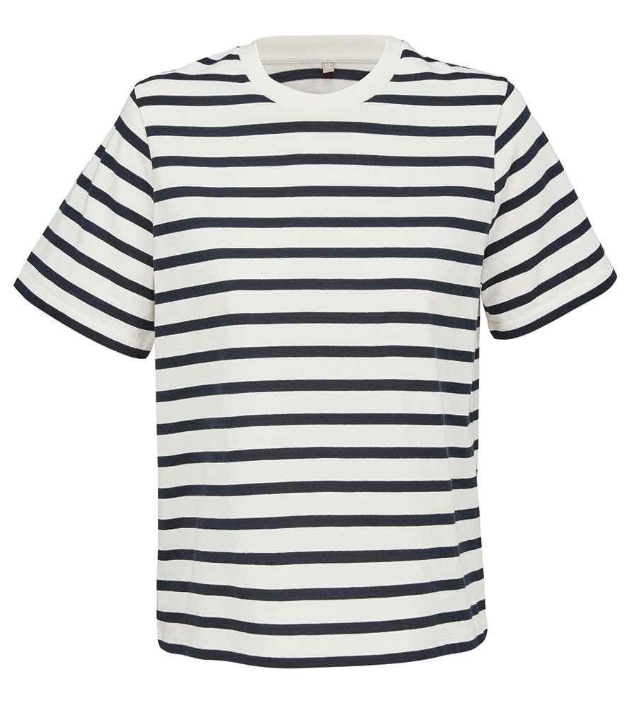 SOL'S Ladies Legend T-Shirt in Off White/Navy, front view