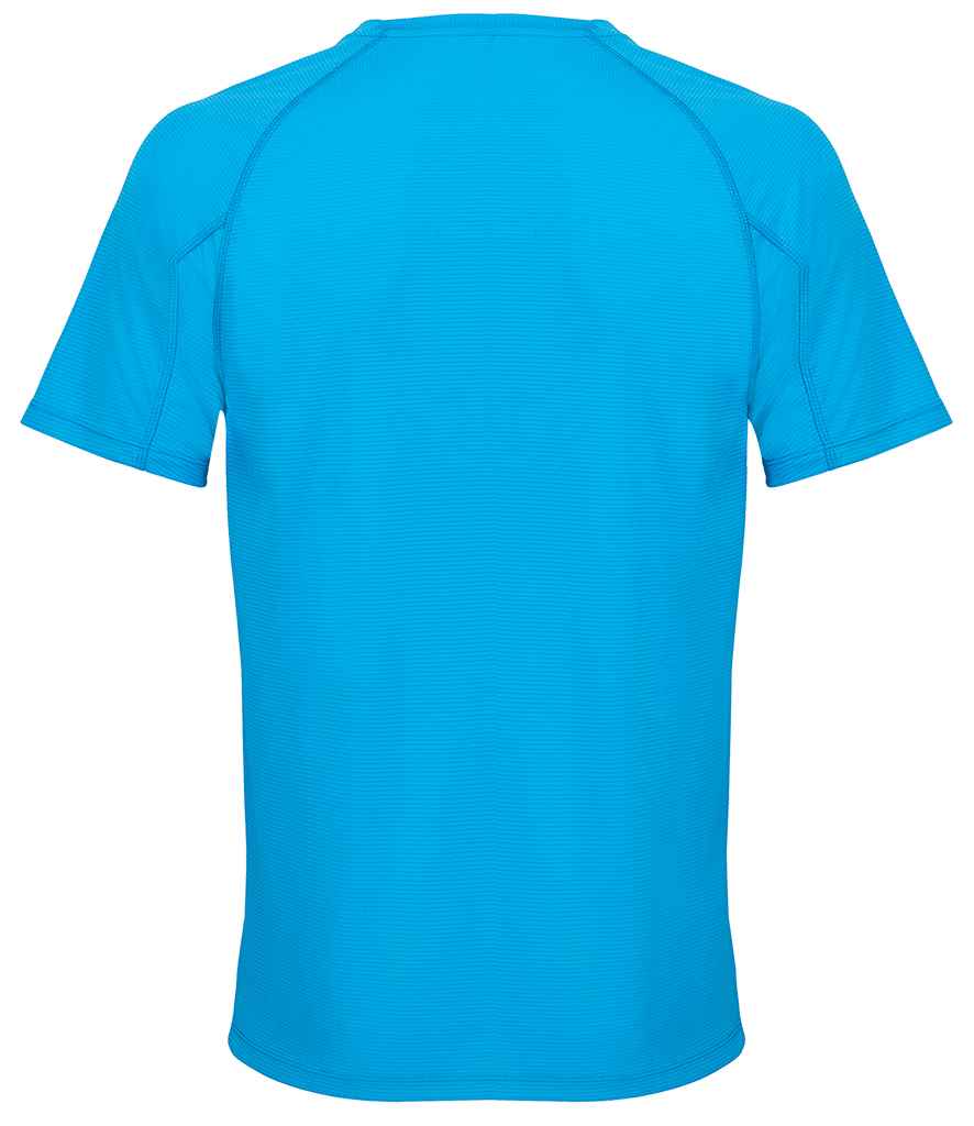 SOL'S Vortex Ripstop Performance T-Shirt in Aqua, back view
