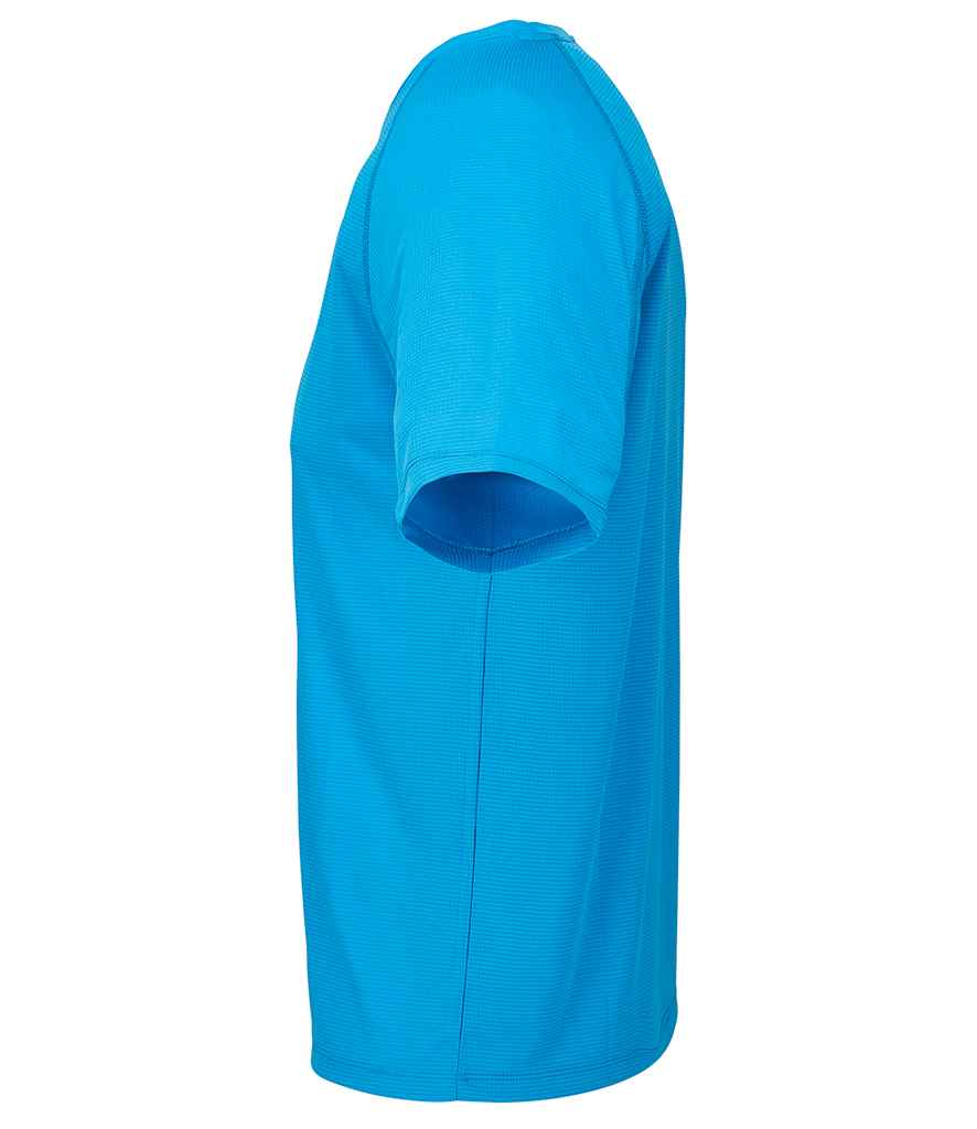 SOL'S Vortex Ripstop Performance T-Shirt in Aqua, side view