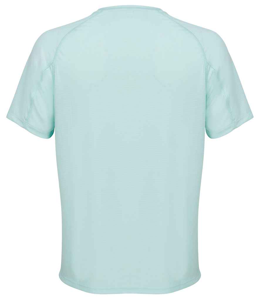 SOL'S Vortex Ripstop Performance T-Shirt in Arctic Blue, back view