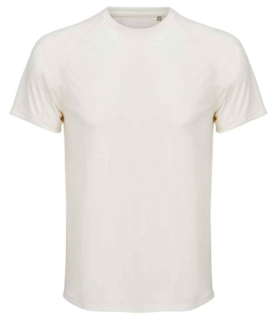 SOL'S Vortex Ripstop Performance T-Shirt in Off White, front view