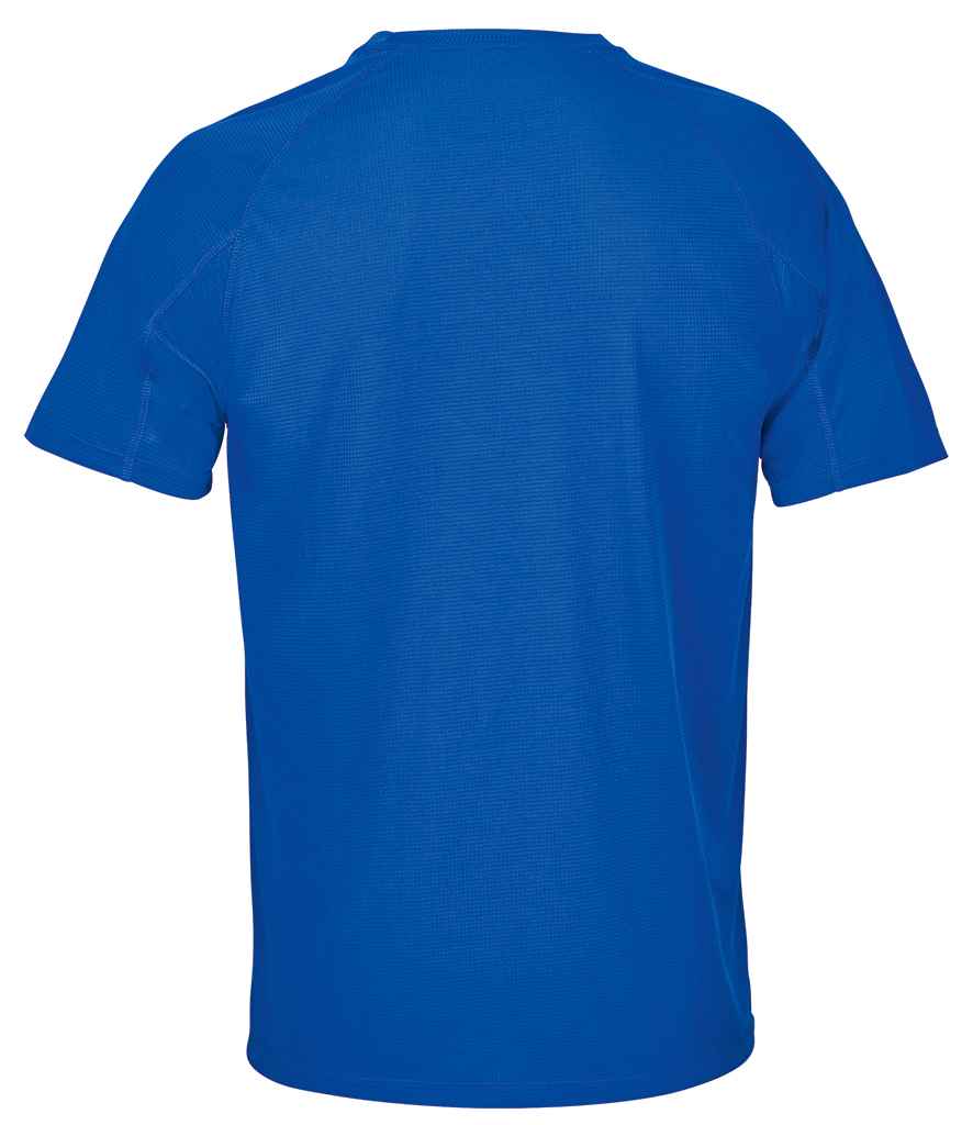 SOL'S Vortex Ripstop Performance T-Shirt in Royal Blue, back view
