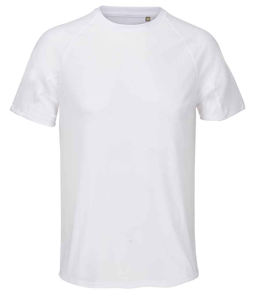 SOL'S Vortex Ripstop Performance T-Shirt in White, front view